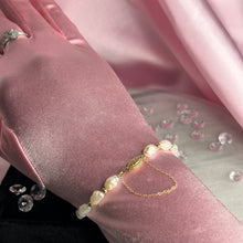 Load image into Gallery viewer, 14K Solid Yellow Gold Freshwater Pearl Bracelet
